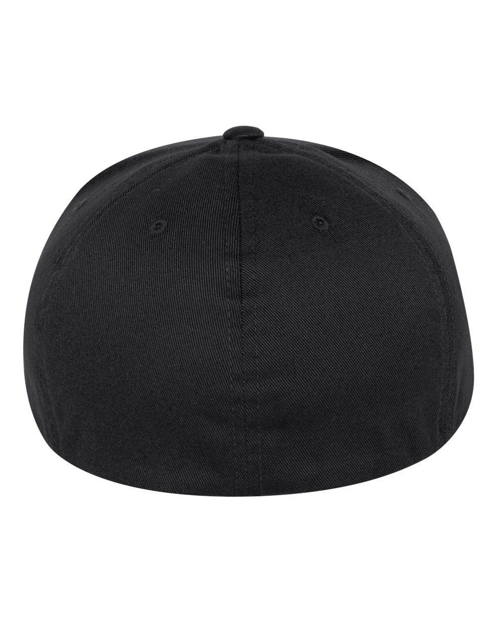 Flexfit Fitted Hat Flatbill with Custom Leather Patch