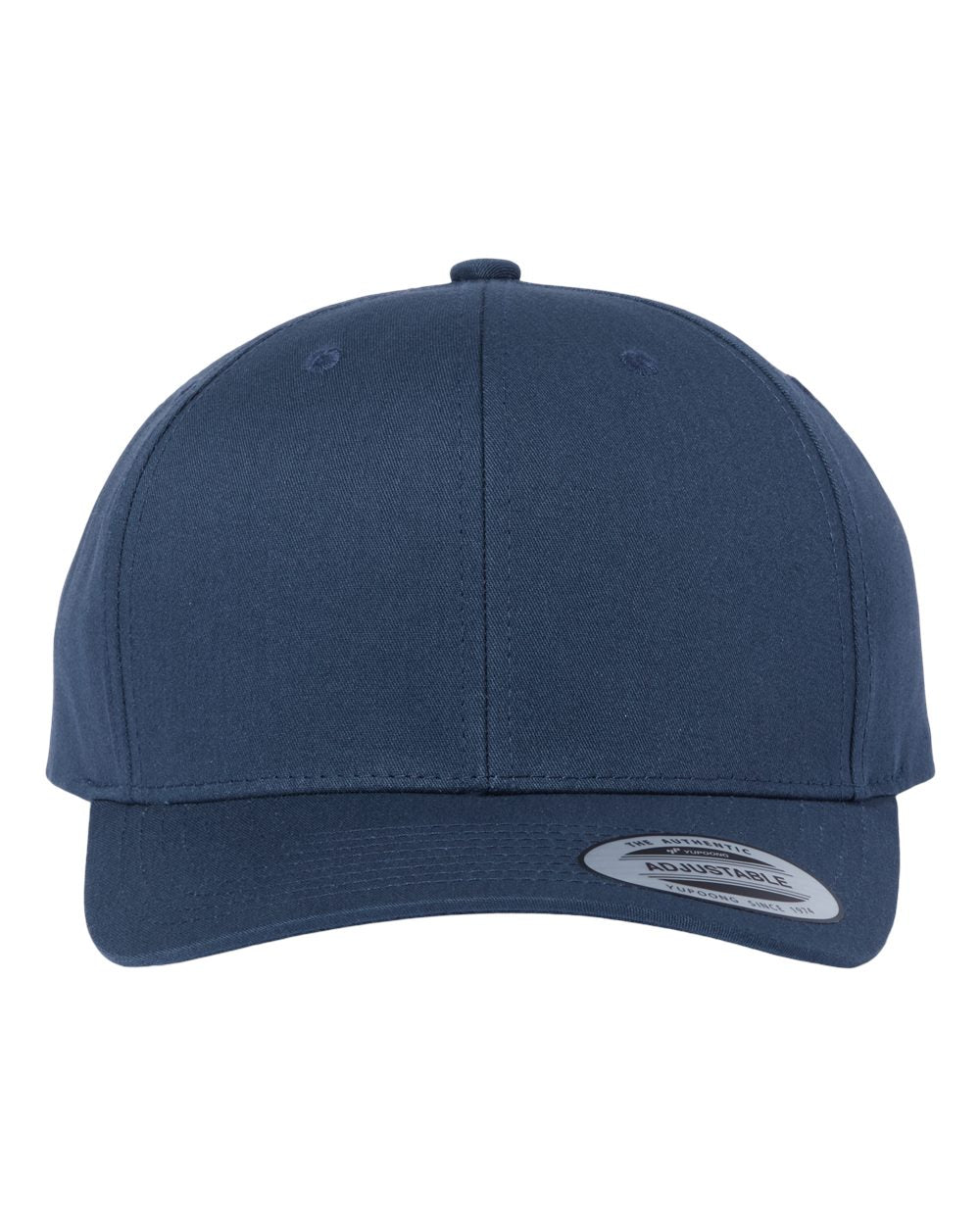 Six Panel Snapback hat with Custom leather patch